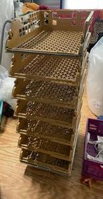 15 broodbakken bakkerij met trolley's, Ophalen, Gebruikt