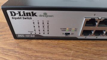 D-Link Desktop Switch 16 poorts beschikbaar voor biedingen