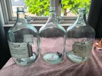 3 grote wijn karaffen van 5 liter leuk ter decoratie, Ophalen, Zo goed als nieuw
