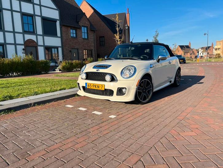 Mini 1.6 Cooper S Cabrio AUT 2011 Wit, Auto's, Mini, Particulier, John Cooper Works, Alarm, Boordcomputer, Centrale vergrendeling