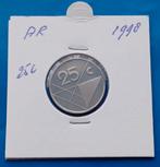 Aruba 25 cent UNC - 1998, Verzenden, Koningin Beatrix, 25 cent, Losse munt