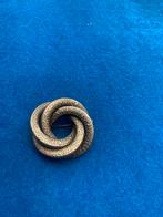 Vintage broche (Christian Dior?)  liefdesknoop(love knot, Ophalen of Verzenden, Zo goed als nieuw, Overige materialen