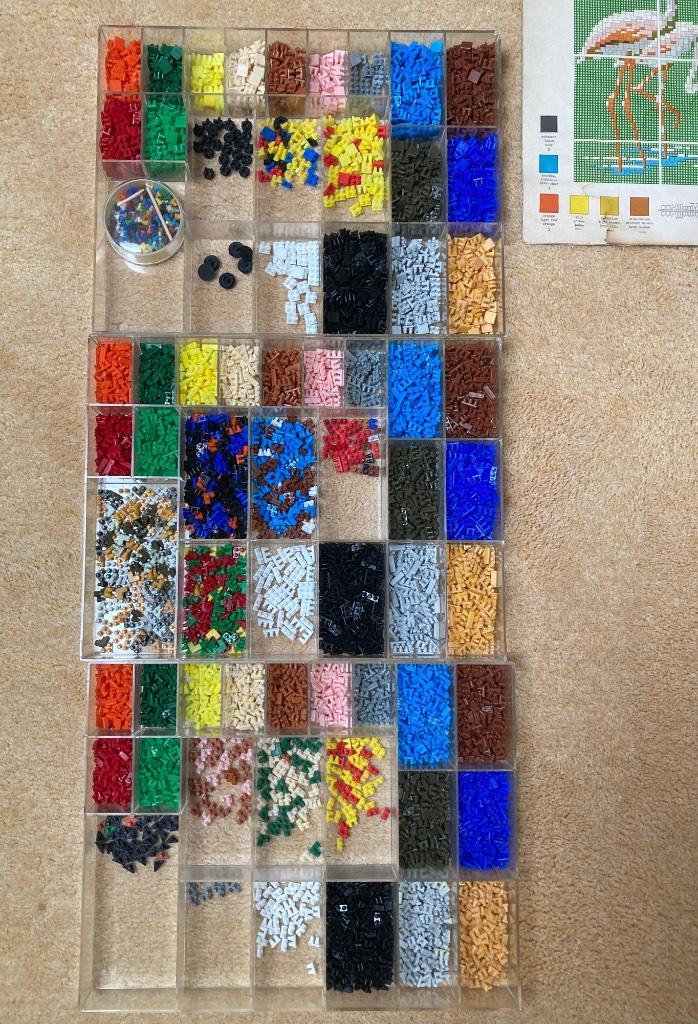 Ministeck, 3 dozen mozaïek stukjes en meer, Hobby en Vrije tijd, Ministeck, Gebruikt, Overige typen, Ophalen