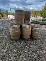 Wijnvaten 220 liter Eiken regenton, Tuin en Terras, Regentonnen, 150 liter of meer, Ophalen, Nieuw, Hout