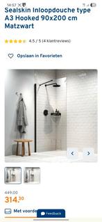 Sealskin Hooked Douchewand 90x200 - Nieuw in doos!, Ophalen, Nieuw, Met douche