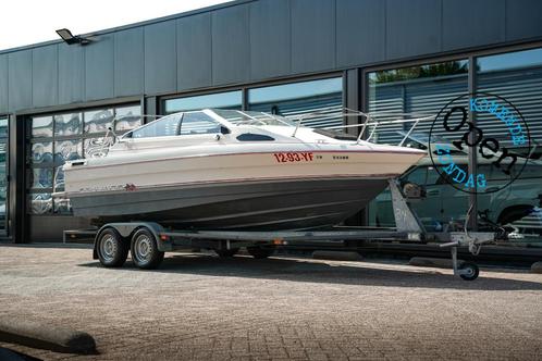 Bayliner Capri Motorboot Mercruiser 184kw 8 zitplaatsen, Auto's, Vrachtwagens, Bedrijf, Te koop, Aanhangers en Opleggers, Overige brandstoffen