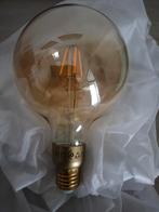 Grote E27 Bruin kleurige lamp Ikea, Ophalen of Verzenden, Zo goed als nieuw, E27 (groot), Led-lamp