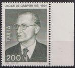 Italië 1981 Bekende persoon met TAB, Ophalen of Verzenden, Postfris, Overige thema's