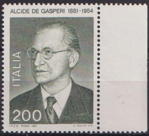 Italië 1981 Bekende persoon met TAB, Postzegels en Munten, Postzegels | Thematische zegels, Postfris, Overige thema's, Ophalen of Verzenden