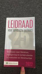 Leidraad voor juridische auteurs, Verzenden, Zo goed als nieuw, Sociale wetenschap