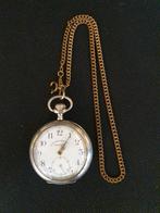 Zwitsers antiek zilver Veritas antimagnetic zak horloge, Sieraden, Tassen en Uiterlijk, Horloges | Antiek, Ophalen of Verzenden
