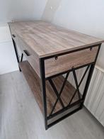 Tafel, bijzettafel, Ophalen, 100 tot 150 cm, Zo goed als nieuw, Metaal