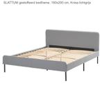 IKEA slatten bed frame 160x200, Ophalen, Zwart, Tweepersoons, 140 cm