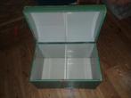 Groene houten kist voor verkleedkleding, Gebruikt, Minder dan 50 cm, Ophalen of Verzenden, Minder dan 50 cm