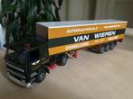 Mooi vitrinemodel Scania van Wieren Emmeloord Tekno 142H, Hobby en Vrije tijd, Modelauto's | 1:50, Ophalen of Verzenden, Nieuw