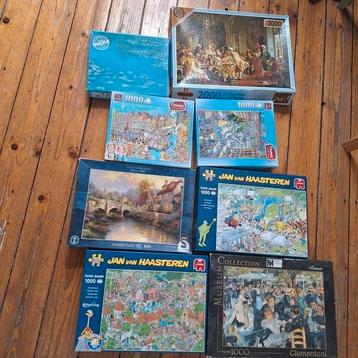 Puzzels 1000 stukjes beschikbaar voor biedingen