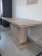 GRATIS OPHALEN Jysk Eettafel 160 cm eiken 6 personen, Ophalen, Gebruikt, 50 tot 100 cm, Vijf personen of meer