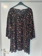 Zwart met bloemetjes blouse maat 48 50, Ophalen of Verzenden, Zo goed als nieuw, Maat 46/48 (XL) of groter, Zwart