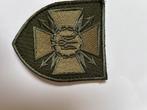 Oekraïne Patch - Oekraïne chevron patch ZSU Wapenschild, 2215SK, Ophalen of Verzenden, Embleem of Badge, Luchtmacht