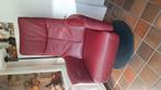 Twee bordeaux rode relaxfauteuils, Huis en Inrichting, Fauteuils, Ophalen, Zo goed als nieuw, 75 tot 100 cm