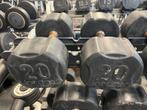 Rubberen en dumbells 20-22,5 en 25 kg dumbell set, Ophalen, 20-22,5-25 kg, Dumbbell, Gebruikt
