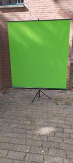 Opvouwbaar green screen scherm / Chromakey scherm 200x180 cm, Ophalen, Gebruikt, Achtergrond