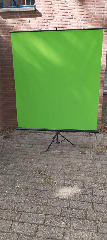 Opvouwbaar green screen scherm / Chromakey scherm 200x180 cm beschikbaar voor biedingen