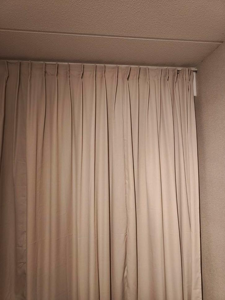 IKEA Ginstmott Gordijn - Beige - 145x300cm (1 stuk), Huis en Inrichting, Stoffering | Gordijnen en Lamellen, 200 cm of meer, 100 tot 150 cm