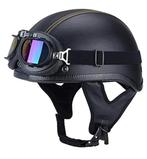 Retro Brommer/Snor scooter Helm - L, Motoren, Kleding | Motorhelmen, Dames, Jethelm, L, Ophalen