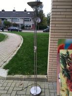 Vloerlamp, nikkel met lees-arm met Led-verlichting, Ophalen, Zo goed als nieuw, Metaal, 150 tot 200 cm