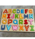 Houten letter puzzel alfabet nieuw, Ophalen of Verzenden, Zo goed als nieuw