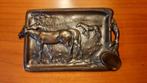 art nouveau brons paarden vide poche frans gesign ouvet, Antiek en Kunst, Antiek | Koper en Brons, Ophalen of Verzenden