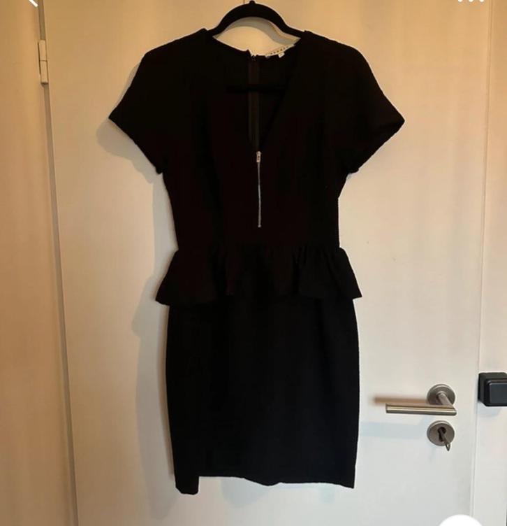 Sandro zwart klassiek jurkje/ little black dress maat, Kleding | Dames, Jurken, Zo goed als nieuw, Maat 36 (S), Zwart, Boven de knie