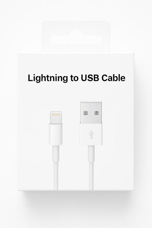 Lightning naar USB Oplaadkabel, Telecommunicatie, Mobiele telefoons | Telefoon-opladers, Nieuw, Apple iPhone, Verzenden