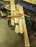 6 Nieuwe deurlijsten hout - alles in 1 koop!, Doe-het-zelf en Verbouw, Plinten en Afwerking, Overige materialen, Ophalen of Verzenden