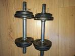 Fitnessbank + dumbells en halter, Sport en Fitness, Fitnessmaterialen, Ophalen of Verzenden, Zo goed als nieuw, Fitnessbank