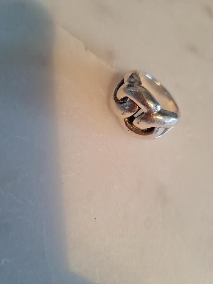 Buddha to Buddha Chris Ring - Maat 17, Sieraden, Tassen en Uiterlijk, Ringen, Gebruikt, Dame of Heer, 17 tot 18, Zilver, Met edelsteen