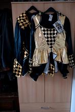 Carnavals pak maat 42 zwart goud, Carnaval, Maat 42/44 (L), Ophalen of Verzenden, Zo goed als nieuw