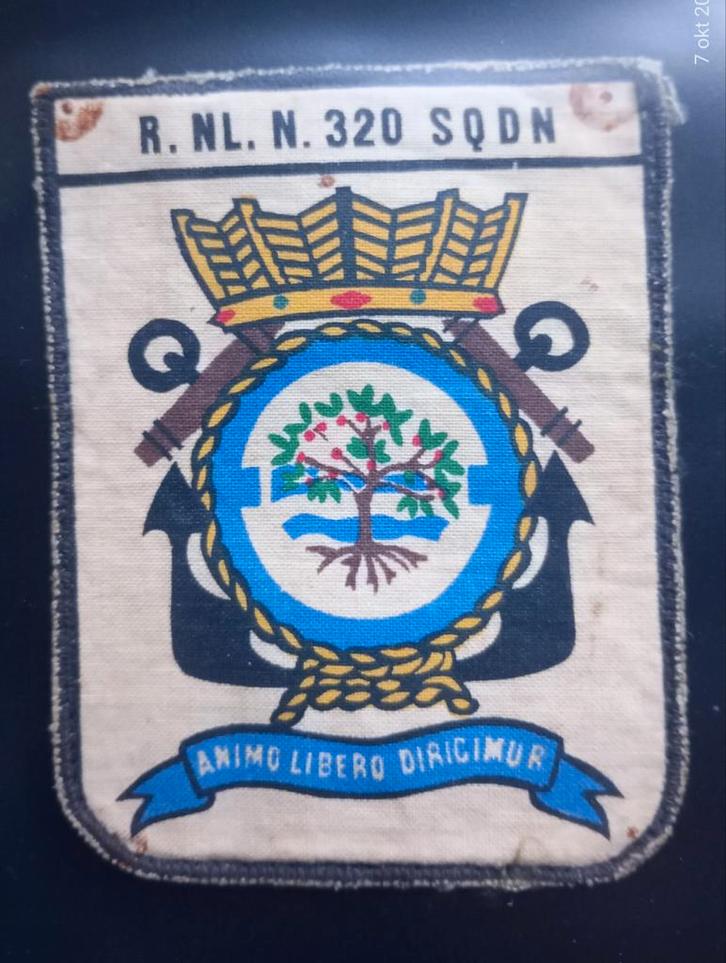 RNLN 320 Squadron Embleem, Verzamelen, Militaria | Algemeen, Marine, Embleem of Badge, Nederland, Ophalen of Verzenden