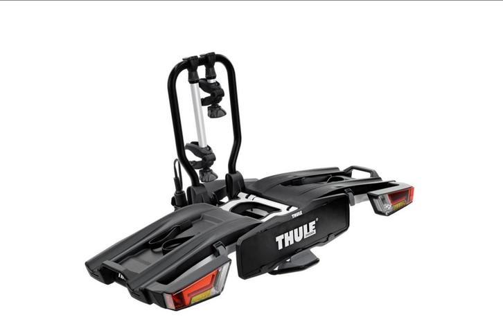 TE HUUR | Thule EasyFold 932 fietsendrager | 2x E-Bikes, Auto diversen, Fietsendragers, Zo goed als nieuw, Trekhaakdrager, 2 fietsen
