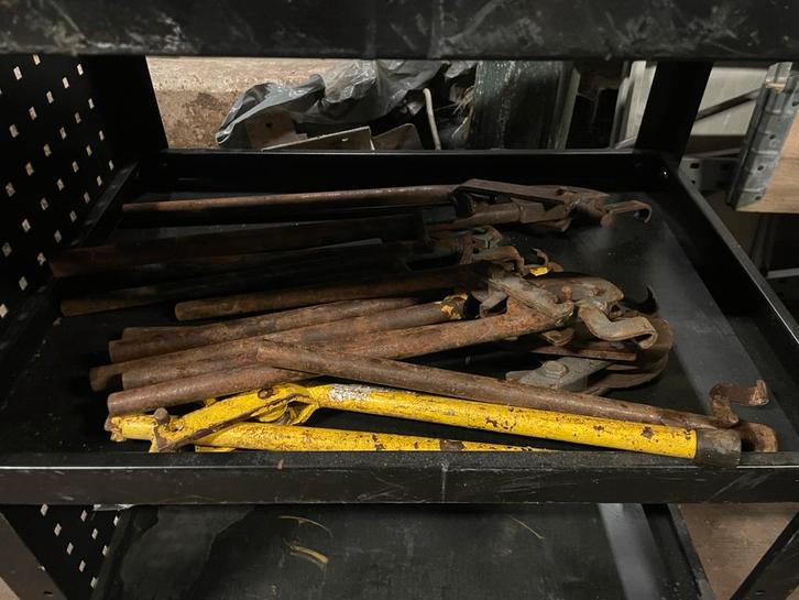 Diverse buigijzers - verschillende maten, Doe-het-zelf en Verbouw, Gereedschap | Handgereedschap, Gebruikt, Ophalen