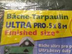 NIEUW Afdekzeil 5x8 m dubbelzijdig uitgevoerd 240 gr/m² dik, Doe-het-zelf en Verbouw, Zeil en Folie, Nieuw, Zeil, 15 m² of meer