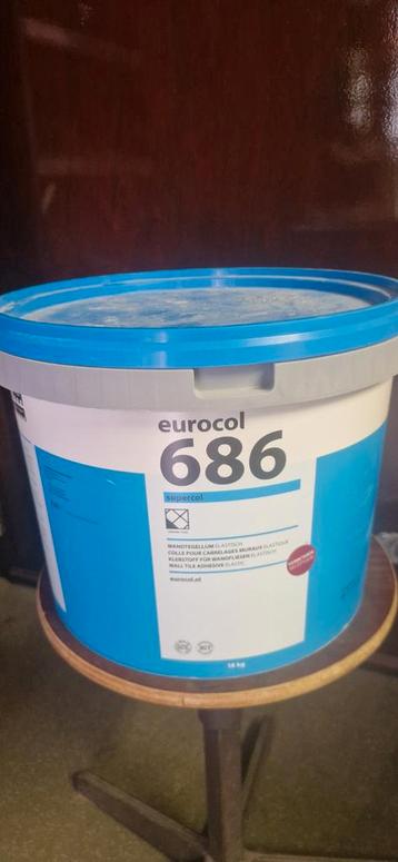 Eurocol 686 wandtegellijm a18kg. Enkele emmers.  beschikbaar voor biedingen