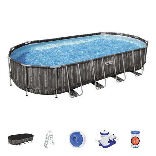 Bestway zwembad 732 x 366 x 122 MAGAZIJN UITVERKOOP, Tuin en Terras, Zwembaden, Nieuw, Opzetzwembad, 120 cm of meer, 400 cm of meer