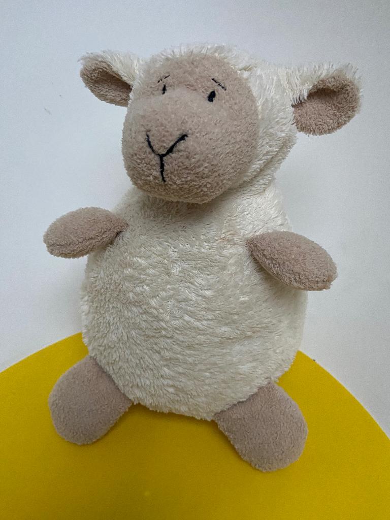 4800 unitoys schaap wit, Kinderen en Baby's, Speelgoed | Knuffels en Pluche, Ophalen of Verzenden, Zo goed als nieuw, Overige typen