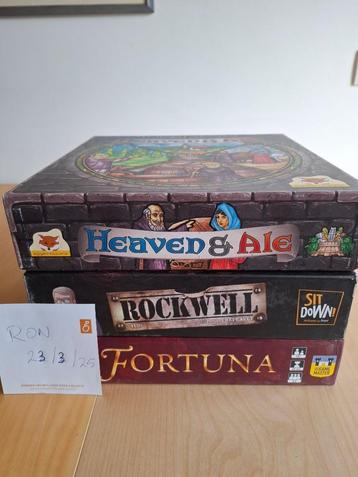 Set van 3 bordspellen beschikbaar voor biedingen