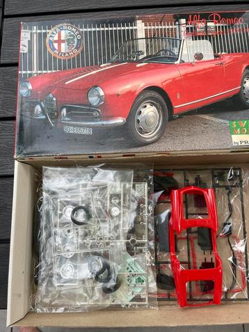 1:24 PROTAR KIT ALFA ROMEO GIULIETTA SPIDER ……… 20,- beschikbaar voor biedingen