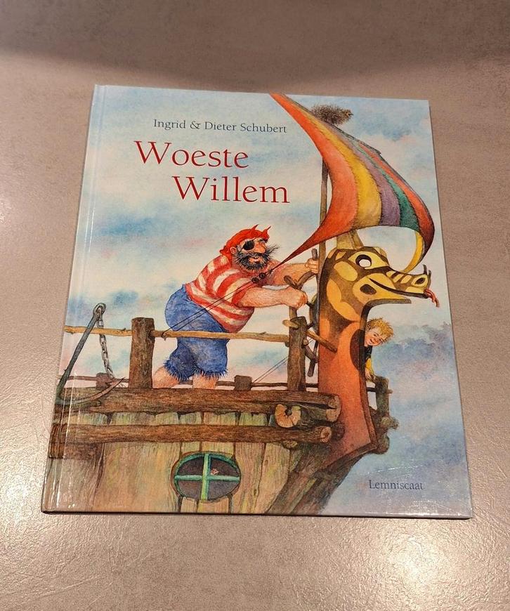 Woeste Willem - Ingrid & Dieter Schubert, Boeken, Kinderboeken | Baby's en Peuters, Zo goed als nieuw, 3 tot 4 jaar, Uitklap-, Voel- of Ontdekboek