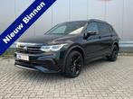 Volkswagen Tiguan All-Space 2.0 TSI R-Line 4Motion 7 Pers /, Auto's, Automaat, 1984 cc, Zwart, Leder