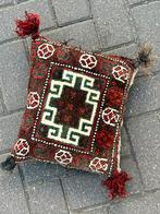 Perzisch Kussen Handgeknoopt afmeting  25x25 cm, Antiek en Kunst, Antiek | Kleden en Textiel, Ophalen of Verzenden